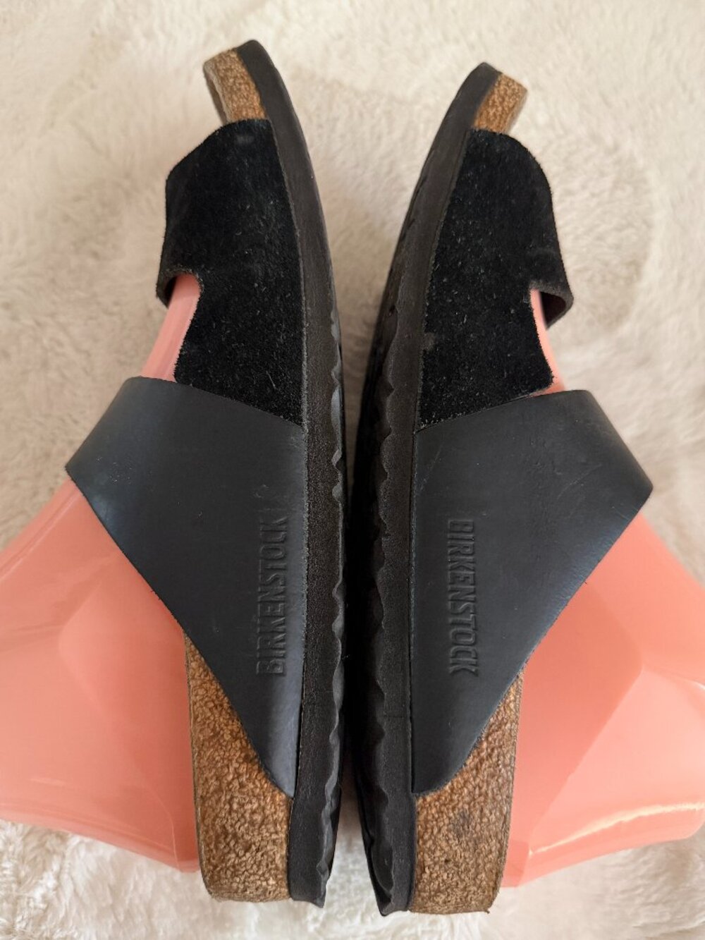 Birkenstock Arizona Women's Split Black Leather & Suede Sandal Size: 39 - Picture 9 of 15